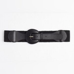 NWT Torrid Stretch Waist Belt - Faux Leather Black